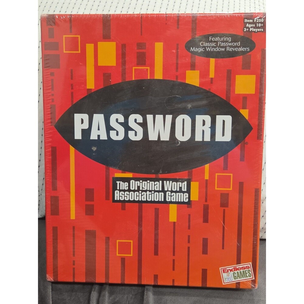 PASSWORD - THE ORIGINAL WORD ASSOCIATION GAME NEW Sealed Endless Games Ages 10+